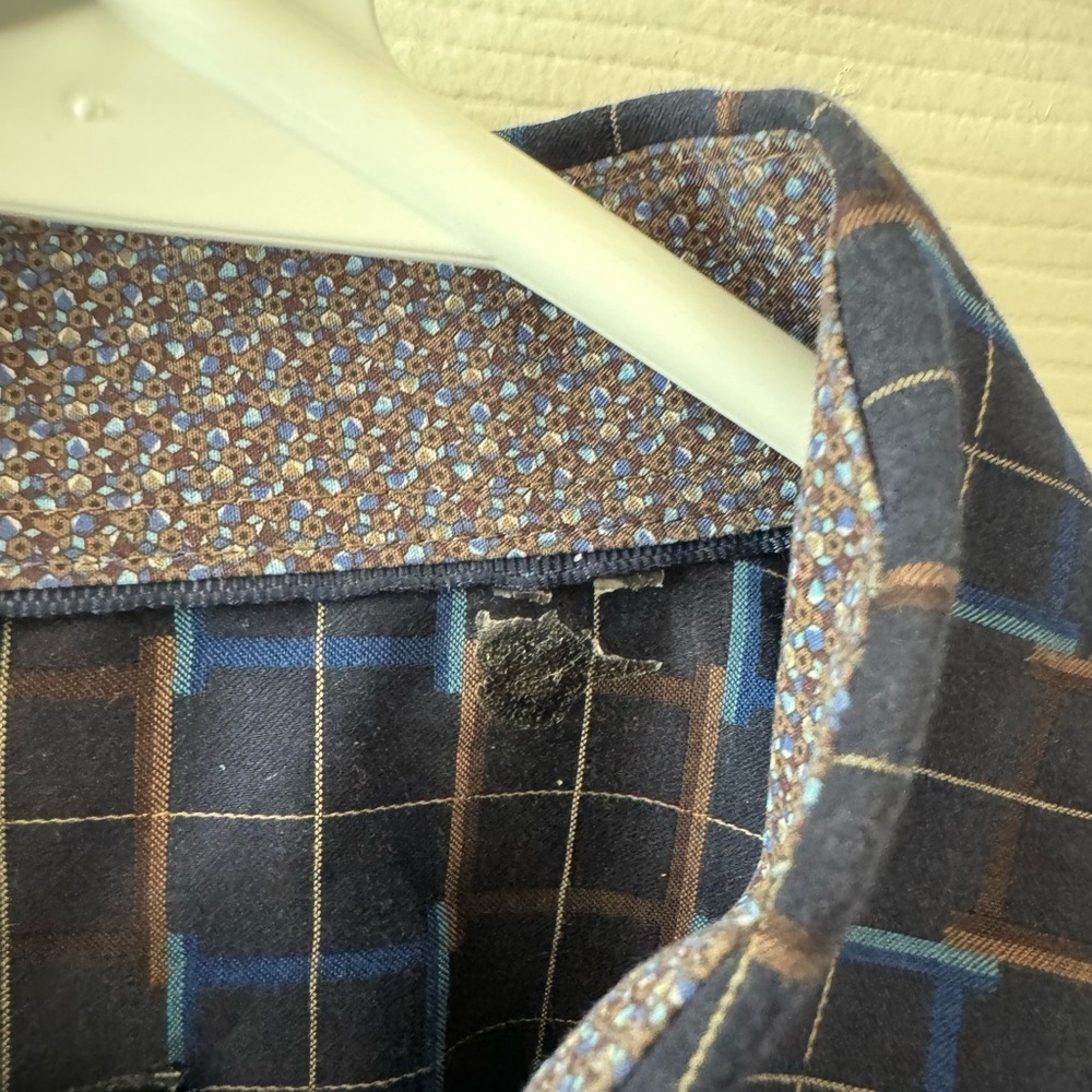 Bugatchi Uomo Button Down Shirt Size‎ Large - Picture 6 of 7